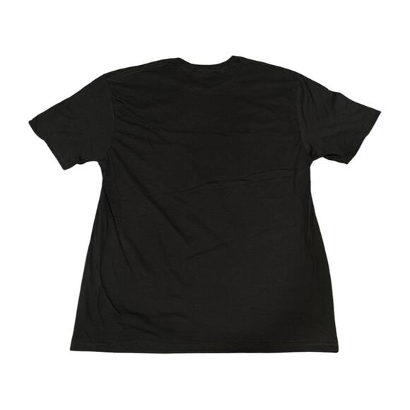 Black Graphic Short Sleeve T-Shirt with Smiley Face & Astronaut New without Tags - Picture 3 of 5